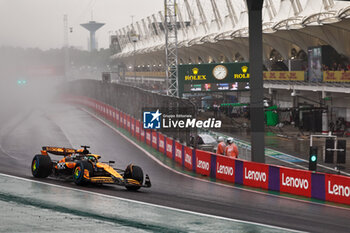 02/11/2024 - Oscar Piastri (AUS) - McLaren Formula 1 Team - McLaren MCL38 - Mercedes
   during Qualify session of the Formula 1 Lenovo Grande Premio de Sao Paulo 2024, scheduled to take place at Interlagos Circuit, San Paolo, Brasil, BRA  Nov 1st-3rd, 2024 - FORMULA 1 LENOVO GRANDE PREMIO DE SAO PAULO 2024 - QUALIFYING - FORMULA 1 - MOTORI