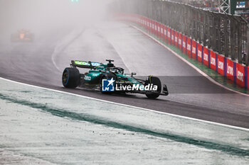 02/11/2024 - Lance Stroll (CAN) - Aston Martin Aramco F1 Team - Aston Martin AMR24 - Mercedes during Qualify session of the Formula 1 Lenovo Grande Premio de Sao Paulo 2024, scheduled to take place at Interlagos Circuit, San Paolo, Brasil, BRA  Nov 1st-3rd, 2024 - FORMULA 1 LENOVO GRANDE PREMIO DE SAO PAULO 2024 - QUALIFYING - FORMULA 1 - MOTORI