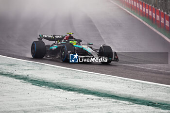 02/11/2024 - Lewis Hamilton (GBR) - Mercedes-AMG PETRONAS F1 Team - Mercedes W15 - Mercedes E Performance   during Qualify session of the Formula 1 Lenovo Grande Premio de Sao Paulo 2024, scheduled to take place at Interlagos Circuit, San Paolo, Brasil, BRA  Nov 1st-3rd, 2024 - FORMULA 1 LENOVO GRANDE PREMIO DE SAO PAULO 2024 - QUALIFYING - FORMULA 1 - MOTORI