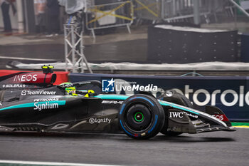 02/11/2024 - Lewis Hamilton (GBR) - Mercedes-AMG PETRONAS F1 Team - Mercedes W15 - Mercedes E Performance   during Qualify session of the Formula 1 Lenovo Grande Premio de Sao Paulo 2024, scheduled to take place at Interlagos Circuit, San Paolo, Brasil, BRA  Nov 1st-3rd, 2024 - FORMULA 1 LENOVO GRANDE PREMIO DE SAO PAULO 2024 - QUALIFYING - FORMULA 1 - MOTORI