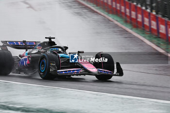 02/11/2024 - Esteban Ocon (FRA) - Alpine F1 Team - Alpine A524 - Renault  during Qualify session of the Formula 1 Lenovo Grande Premio de Sao Paulo 2024, scheduled to take place at Interlagos Circuit, San Paolo, Brasil, BRA  Nov 1st-3rd, 2024 - FORMULA 1 LENOVO GRANDE PREMIO DE SAO PAULO 2024 - QUALIFYING - FORMULA 1 - MOTORI