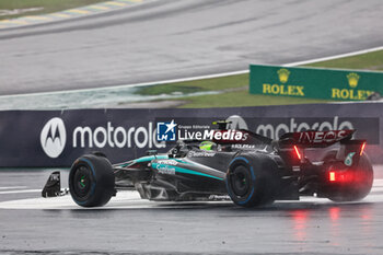 02/11/2024 - Lewis Hamilton (GBR) - Mercedes-AMG PETRONAS F1 Team - Mercedes W15 - Mercedes E Performance during Qualify session of the Formula 1 Lenovo Grande Premio de Sao Paulo 2024, scheduled to take place at Interlagos Circuit, San Paolo, Brasil, BRA  Nov 1st-3rd, 2024 - FORMULA 1 LENOVO GRANDE PREMIO DE SAO PAULO 2024 - QUALIFYING - FORMULA 1 - MOTORI