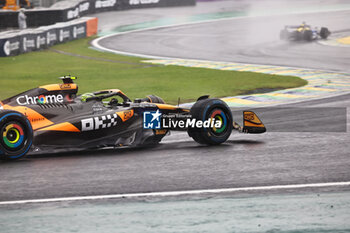 02/11/2024 - Lando Norris (GBR) - McLaren Formula 1 Team - McLaren MCL38 - Mercedes   during Qualify session of the Formula 1 Lenovo Grande Premio de Sao Paulo 2024, scheduled to take place at Interlagos Circuit, San Paolo, Brasil, BRA  Nov 1st-3rd, 2024 - FORMULA 1 LENOVO GRANDE PREMIO DE SAO PAULO 2024 - QUALIFYING - FORMULA 1 - MOTORI