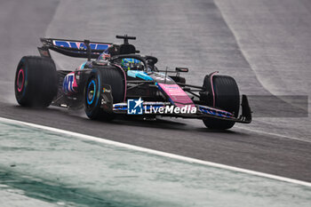 02/11/2024 - Esteban Ocon (FRA) - Alpine F1 Team - Alpine A524 - Renault during Qualify session of the Formula 1 Lenovo Grande Premio de Sao Paulo 2024, scheduled to take place at Interlagos Circuit, San Paolo, Brasil, BRA  Nov 1st-3rd, 2024 - FORMULA 1 LENOVO GRANDE PREMIO DE SAO PAULO 2024 - QUALIFYING - FORMULA 1 - MOTORI