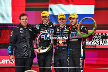 2024-11-03 - Podium of the Formula 1 Lenovo Grande Premio de Sao Paulo 2024, scheduled to take place at Interlagos Circuit, San Paolo, Brasil, BRA  Nov 1st-3rd, 2024 - FORMULA 1 LENOVO GRANDE PREMIO DE SAO PAULO 2024 - RACE - FORMULA 1 - MOTORS