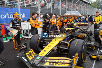 2024-11-03 - Lando Norris (GBR) - McLaren Formula 1 Team - McLaren MCL38 - Mercedes  during the race of Formula 1 Lenovo Grande Premio de Sao Paulo 2024, scheduled to take place at Interlagos Circuit, San Paolo, Brasil, BRA  Nov 1st-3rd, 2024 - FORMULA 1 LENOVO GRANDE PREMIO DE SAO PAULO 2024 - RACE - FORMULA 1 - MOTORS