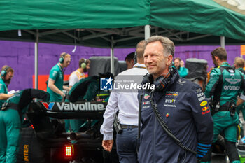 2024-11-03 - Christian Horner (GBR) - RedBull Racing Team Principal  during the race of Formula 1 Lenovo Grande Premio de Sao Paulo 2024, scheduled to take place at Interlagos Circuit, San Paolo, Brasil, BRA  Nov 1st-3rd, 2024 - FORMULA 1 LENOVO GRANDE PREMIO DE SAO PAULO 2024 - RACE - FORMULA 1 - MOTORS