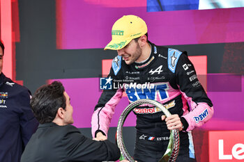 2024-11-03 - Esteban Ocon (FRA) - Alpine F1 Team - Alpine A524 - Renault  during the Formula 1 Lenovo Grande Premio de Sao Paulo 2024, scheduled to take place at Interlagos Circuit, San Paolo, Brasil, BRA  Nov 1st-3rd, 2024 - FORMULA 1 LENOVO GRANDE PREMIO DE SAO PAULO 2024 - RACE - FORMULA 1 - MOTORS