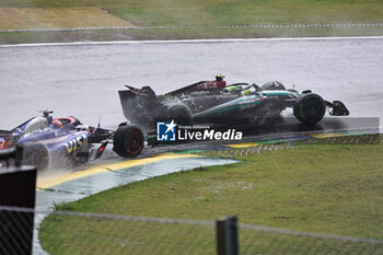 2024-11-03 - Lewis Hamilton (GBR) - Mercedes-AMG PETRONAS F1 Team - Mercedes W15 - Mercedes E Performance  during the Formula 1 Lenovo Grande Premio de Sao Paulo 2024, scheduled to take place at Interlagos Circuit, San Paolo, Brasil, BRA  Nov 1st-3rd, 2024 - FORMULA 1 LENOVO GRANDE PREMIO DE SAO PAULO 2024 - RACE - FORMULA 1 - MOTORS