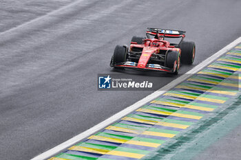 2024-11-03 - Charles Leclerc (MON) - Scuderia Ferrari - Ferrari SF-24 - Ferrari  during the Formula 1 Lenovo Grande Premio de Sao Paulo 2024, scheduled to take place at Interlagos Circuit, San Paolo, Brasil, BRA  Nov 1st-3rd, 2024 - FORMULA 1 LENOVO GRANDE PREMIO DE SAO PAULO 2024 - RACE - FORMULA 1 - MOTORS