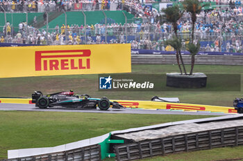 2024-11-03 - Lewis Hamilton (GBR) - Mercedes-AMG PETRONAS F1 Team - Mercedes W15 - Mercedes E Performance during the Formula 1 Lenovo Grande Premio de Sao Paulo 2024, scheduled to take place at Interlagos Circuit, San Paolo, Brasil, BRA  Nov 1st-3rd, 2024 - FORMULA 1 LENOVO GRANDE PREMIO DE SAO PAULO 2024 - RACE - FORMULA 1 - MOTORS