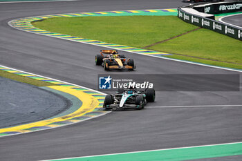 2024-11-03 - George Russell (GBR) - Mercedes-AMG PETRONAS F1 Team - Mercedes W15 - Mercedes E Performance during the Formula 1 Lenovo Grande Premio de Sao Paulo 2024, scheduled to take place at Interlagos Circuit, San Paolo, Brasil, BRA  Nov 1st-3rd, 2024 - FORMULA 1 LENOVO GRANDE PREMIO DE SAO PAULO 2024 - RACE - FORMULA 1 - MOTORS