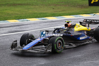 2024-11-03 - Franco Colapinto (ARG) - Williams Racing - Williams FW46 - Mercedes  during the Formula 1 Lenovo Grande Premio de Sao Paulo 2024, scheduled to take place at Interlagos Circuit, San Paolo, Brasil, BRA  Nov 1st-3rd, 2024 - FORMULA 1 LENOVO GRANDE PREMIO DE SAO PAULO 2024 - RACE - FORMULA 1 - MOTORS