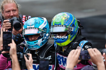 2024-11-03 - Esteban Ocon (FRA)  Pierre Gasly (FRA) - Alpine F1 Team - Alpine A524 - Renault  during the Formula 1 Lenovo Grande Premio de Sao Paulo 2024, scheduled to take place at Interlagos Circuit, San Paolo, Brasil, BRA  Nov 1st-3rd, 2024 - FORMULA 1 LENOVO GRANDE PREMIO DE SAO PAULO 2024 - RACE - FORMULA 1 - MOTORS