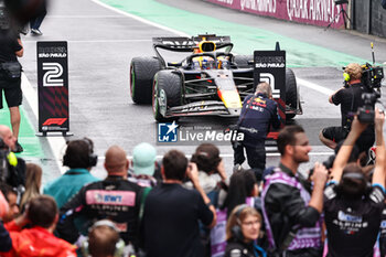 2024-11-03 - Max Verstappen (NED) - Oracle Red Bull Racing - Red Bull RB20 - Honda RBPT winner of the Formula 1 Lenovo Grande Premio de Sao Paulo 2024, scheduled to take place at Interlagos Circuit, San Paolo, Brasil, BRA  Nov 1st-3rd, 2024 - FORMULA 1 LENOVO GRANDE PREMIO DE SAO PAULO 2024 - RACE - FORMULA 1 - MOTORS