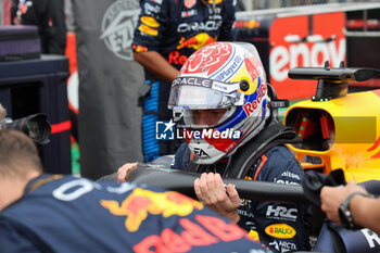 2024-11-03 - Max Verstappen (NED) - Oracle Red Bull Racing - Red Bull RB20 - Honda RBPT on the grid  during the race of Formula 1 Lenovo Grande Premio de Sao Paulo 2024, scheduled to take place at Interlagos Circuit, San Paolo, Brasil, BRA  Nov 1st-3rd, 2024 - FORMULA 1 LENOVO GRANDE PREMIO DE SAO PAULO 2024 - RACE - FORMULA 1 - MOTORS