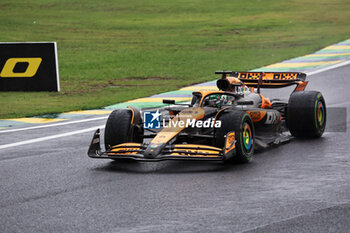 2024-11-03 - Oscar Piastri (AUS) - McLaren Formula 1 Team - McLaren MCL38 - Mercedes
  during the Formula 1 Lenovo Grande Premio de Sao Paulo 2024, scheduled to take place at Interlagos Circuit, San Paolo, Brasil, BRA  Nov 1st-3rd, 2024 - FORMULA 1 LENOVO GRANDE PREMIO DE SAO PAULO 2024 - RACE - FORMULA 1 - MOTORS