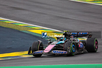 2024-11-03 - Pierre Gasly (FRA) - Alpine F1 Team - Alpine A524 - Renault during the race of Formula 1 Lenovo Grande Premio de Sao Paulo 2024, scheduled to take place at Interlagos Circuit, San Paolo, Brasil, BRA  Nov 1st-3rd, 2024 - FORMULA 1 LENOVO GRANDE PREMIO DE SAO PAULO 2024 - RACE - FORMULA 1 - MOTORS