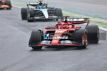 2024-11-03 - Charles Leclerc (MON) - Scuderia Ferrari - Ferrari SF-24 - Ferrari  during the Formula 1 Lenovo Grande Premio de Sao Paulo 2024, scheduled to take place at Interlagos Circuit, San Paolo, Brasil, BRA  Nov 1st-3rd, 2024 - FORMULA 1 LENOVO GRANDE PREMIO DE SAO PAULO 2024 - RACE - FORMULA 1 - MOTORS