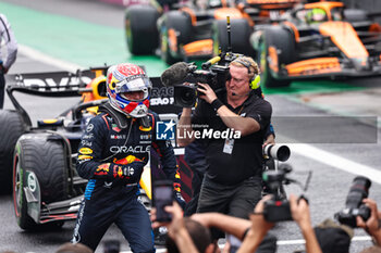 2024-11-03 - Max Verstappen (NED) - Oracle Red Bull Racing - Red Bull RB20 - Honda RBPT winner of the Formula 1 Lenovo Grande Premio de Sao Paulo 2024, scheduled to take place at Interlagos Circuit, San Paolo, Brasil, BRA  Nov 1st-3rd, 2024 - FORMULA 1 LENOVO GRANDE PREMIO DE SAO PAULO 2024 - RACE - FORMULA 1 - MOTORS