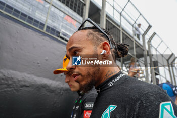 2024-11-03 - Lewis Hamilton (GBR) - Mercedes-AMG PETRONAS F1 Team - Mercedes W15 - Mercedes E Performance  during the race of Formula 1 Lenovo Grande Premio de Sao Paulo 2024, scheduled to take place at Interlagos Circuit, San Paolo, Brasil, BRA  Nov 1st-3rd, 2024 - FORMULA 1 LENOVO GRANDE PREMIO DE SAO PAULO 2024 - RACE - FORMULA 1 - MOTORS