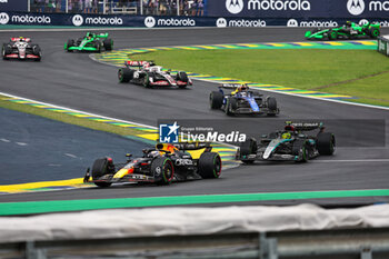 2024-11-03 - Max Verstappen (NED) - Oracle Red Bull Racing - Red Bull RB20 - Honda RBPT during the Formula 1 Lenovo Grande Premio de Sao Paulo 2024, scheduled to take place at Interlagos Circuit, San Paolo, Brasil, BRA  Nov 1st-3rd, 2024 - FORMULA 1 LENOVO GRANDE PREMIO DE SAO PAULO 2024 - RACE - FORMULA 1 - MOTORS