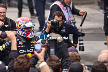 2024-11-03 - Max Verstappen (NED) - Oracle Red Bull Racing - Red Bull RB20 - Honda RBPT winner of the Formula 1 Lenovo Grande Premio de Sao Paulo 2024, scheduled to take place at Interlagos Circuit, San Paolo, Brasil, BRA  Nov 1st-3rd, 2024 - FORMULA 1 LENOVO GRANDE PREMIO DE SAO PAULO 2024 - RACE - FORMULA 1 - MOTORS