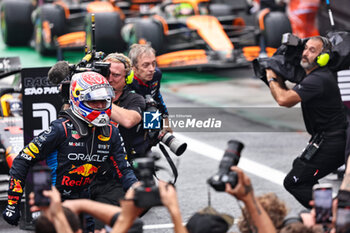 2024-11-03 - Max Verstappen (NED) - Oracle Red Bull Racing - Red Bull RB20 - Honda RBPT winner of the Formula 1 Lenovo Grande Premio de Sao Paulo 2024, scheduled to take place at Interlagos Circuit, San Paolo, Brasil, BRA  Nov 1st-3rd, 2024 - FORMULA 1 LENOVO GRANDE PREMIO DE SAO PAULO 2024 - RACE - FORMULA 1 - MOTORS