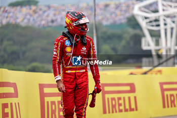 2024-11-03 - Carlos Sainz Jr. (ESP) - Scuderia Ferrari - Ferrari SF-24 - Ferrari  during the Formula 1 Lenovo Grande Premio de Sao Paulo 2024, scheduled to take place at Interlagos Circuit, San Paolo, Brasil, BRA  Nov 1st-3rd, 2024 - FORMULA 1 LENOVO GRANDE PREMIO DE SAO PAULO 2024 - RACE - FORMULA 1 - MOTORS