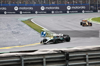 2024-11-03 - George Russell (GBR) - Mercedes-AMG PETRONAS F1 Team - Mercedes W15 - Mercedes E Performance during the Formula 1 Lenovo Grande Premio de Sao Paulo 2024, scheduled to take place at Interlagos Circuit, San Paolo, Brasil, BRA  Nov 1st-3rd, 2024 - FORMULA 1 LENOVO GRANDE PREMIO DE SAO PAULO 2024 - RACE - FORMULA 1 - MOTORS