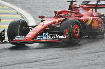 2024-11-03 - Charles Leclerc (MON) - Scuderia Ferrari - Ferrari SF-24 - Ferrari  during the Formula 1 Lenovo Grande Premio de Sao Paulo 2024, scheduled to take place at Interlagos Circuit, San Paolo, Brasil, BRA  Nov 1st-3rd, 2024 - FORMULA 1 LENOVO GRANDE PREMIO DE SAO PAULO 2024 - RACE - FORMULA 1 - MOTORS