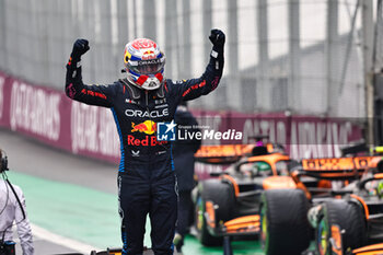 2024-11-03 - Max Verstappen (NED) - Oracle Red Bull Racing - Red Bull RB20 - Honda RBPT winner of the Formula 1 Lenovo Grande Premio de Sao Paulo 2024, scheduled to take place at Interlagos Circuit, San Paolo, Brasil, BRA  Nov 1st-3rd, 2024 - FORMULA 1 LENOVO GRANDE PREMIO DE SAO PAULO 2024 - RACE - FORMULA 1 - MOTORS