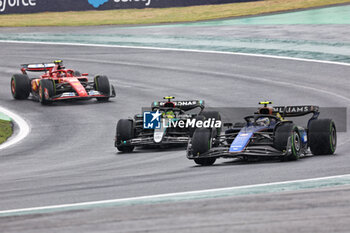 2024-11-03 - Franco Colapinto (ARG) - Williams Racing - Williams FW46 - Mercedes during the Formula 1 Lenovo Grande Premio de Sao Paulo 2024, scheduled to take place at Interlagos Circuit, San Paolo, Brasil, BRA  Nov 1st-3rd, 2024 - FORMULA 1 LENOVO GRANDE PREMIO DE SAO PAULO 2024 - RACE - FORMULA 1 - MOTORS