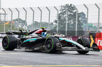 2024-11-03 - Lewis Hamilton (GBR) - Mercedes-AMG PETRONAS F1 Team - Mercedes W15 - Mercedes E Performance  during the race of Formula 1 Lenovo Grande Premio de Sao Paulo 2024, scheduled to take place at Interlagos Circuit, San Paolo, Brasil, BRA  Nov 1st-3rd, 2024 - FORMULA 1 LENOVO GRANDE PREMIO DE SAO PAULO 2024 - RACE - FORMULA 1 - MOTORS