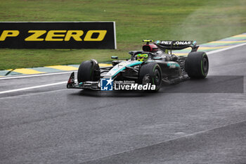 2024-11-03 - Lewis Hamilton (GBR) - Mercedes-AMG PETRONAS F1 Team - Mercedes W15 - Mercedes E Performance during the Formula 1 Lenovo Grande Premio de Sao Paulo 2024, scheduled to take place at Interlagos Circuit, San Paolo, Brasil, BRA  Nov 1st-3rd, 2024 - FORMULA 1 LENOVO GRANDE PREMIO DE SAO PAULO 2024 - RACE - FORMULA 1 - MOTORS