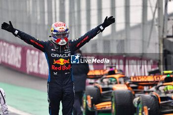 2024-11-03 - Max Verstappen (NED) - Oracle Red Bull Racing - Red Bull RB20 - Honda RBPT winner of the Formula 1 Lenovo Grande Premio de Sao Paulo 2024, scheduled to take place at Interlagos Circuit, San Paolo, Brasil, BRA  Nov 1st-3rd, 2024 - FORMULA 1 LENOVO GRANDE PREMIO DE SAO PAULO 2024 - RACE - FORMULA 1 - MOTORS