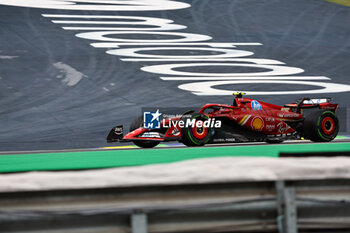 2024-11-03 - Carlos Sainz Jr. (ESP) - Scuderia Ferrari - Ferrari SF-24 - Ferrari during the Formula 1 Lenovo Grande Premio de Sao Paulo 2024, scheduled to take place at Interlagos Circuit, San Paolo, Brasil, BRA  Nov 1st-3rd, 2024 - FORMULA 1 LENOVO GRANDE PREMIO DE SAO PAULO 2024 - RACE - FORMULA 1 - MOTORS