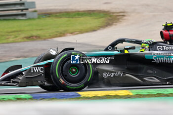 2024-11-03 - Lewis Hamilton (GBR) - Mercedes-AMG PETRONAS F1 Team - Mercedes W15 - Mercedes E Performance  during the race of Formula 1 Lenovo Grande Premio de Sao Paulo 2024, scheduled to take place at Interlagos Circuit, San Paolo, Brasil, BRA  Nov 1st-3rd, 2024 - FORMULA 1 LENOVO GRANDE PREMIO DE SAO PAULO 2024 - RACE - FORMULA 1 - MOTORS