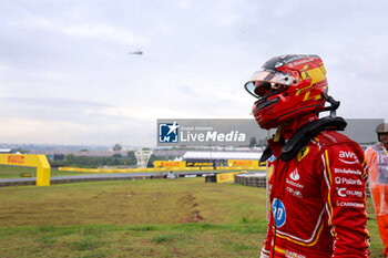 2024-11-03 - Carlos Sainz Jr. (ESP) - Scuderia Ferrari - Ferrari SF-24 - Ferrari  during the Formula 1 Lenovo Grande Premio de Sao Paulo 2024, scheduled to take place at Interlagos Circuit, San Paolo, Brasil, BRA  Nov 1st-3rd, 2024 - FORMULA 1 LENOVO GRANDE PREMIO DE SAO PAULO 2024 - RACE - FORMULA 1 - MOTORS