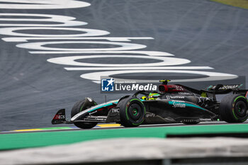 2024-11-03 - Lewis Hamilton (GBR) - Mercedes-AMG PETRONAS F1 Team - Mercedes W15 - Mercedes E Performance during the Formula 1 Lenovo Grande Premio de Sao Paulo 2024, scheduled to take place at Interlagos Circuit, San Paolo, Brasil, BRA  Nov 1st-3rd, 2024 - FORMULA 1 LENOVO GRANDE PREMIO DE SAO PAULO 2024 - RACE - FORMULA 1 - MOTORS