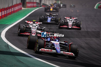 02/11/2024 - 30 LAWSON Liam (nzl), Visa Cash App RB F1 Team VCARB 01, action during the Formula 1 Grande Premio de Sao Paulo 2024, 21th round of the 2024 Formula One World Championship from November 1 to 3, 2024 on the Interlagos Circuit, in Sao Paulo, Brazil - F1 - SAO PAULO GRAND PRIX 2024 - FORMULA 1 - MOTORI