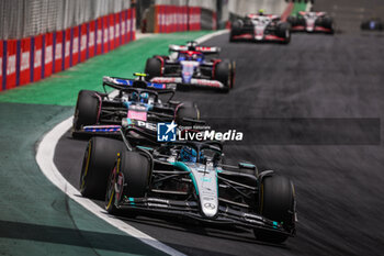 02/11/2024 - 63 RUSSELL George (gbr), Mercedes AMG F1 Team W15, action during the Formula 1 Grande Premio de Sao Paulo 2024, 21th round of the 2024 Formula One World Championship from November 1 to 3, 2024 on the Interlagos Circuit, in Sao Paulo, Brazil - F1 - SAO PAULO GRAND PRIX 2024 - FORMULA 1 - MOTORI