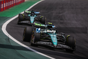 02/11/2024 - 14 ALONSO Fernando (spa), Aston Martin F1 Team AMR24, action during the Formula 1 Grande Premio de Sao Paulo 2024, 21th round of the 2024 Formula One World Championship from November 1 to 3, 2024 on the Interlagos Circuit, in Sao Paulo, Brazil - F1 - SAO PAULO GRAND PRIX 2024 - FORMULA 1 - MOTORI