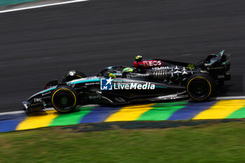 02/11/2024 - 44 HAMILTON Lewis (gbr), Mercedes AMG F1 Team W15, action during the Formula 1 Grande Premio de Sao Paulo 2024, 21th round of the 2024 Formula One World Championship from November 1 to 3, 2024 on the Interlagos Circuit, in Sao Paulo, Brazil - F1 - SAO PAULO GRAND PRIX 2024 - FORMULA 1 - MOTORI