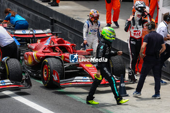 02/11/2024 - HAMILTON Lewis (gbr), Mercedes AMG F1 Team W15, portrait Scuderia Ferrari during the Formula 1 Grande Premio de Sao Paulo 2024, 21th round of the 2024 Formula One World Championship from November 1 to 3, 2024 on the Interlagos Circuit, in Sao Paulo, Brazil - F1 - SAO PAULO GRAND PRIX 2024 - FORMULA 1 - MOTORI