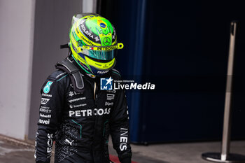 02/11/2024 - HAMILTON Lewis (gbr), Mercedes AMG F1 Team W15, portrait during the Formula 1 Grande Premio de Sao Paulo 2024, 21th round of the 2024 Formula One World Championship from November 1 to 3, 2024 on the Interlagos Circuit, in Sao Paulo, Brazil - F1 - SAO PAULO GRAND PRIX 2024 - FORMULA 1 - MOTORI