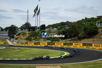 02/11/2024 - 23 ALBON Alexander (tha), Williams Racing FW45, 11 PEREZ Sergio (mex), Red Bull Racing RB20, action during the Formula 1 Grande Premio de Sao Paulo 2024, 21th round of the 2024 Formula One World Championship from November 1 to 3, 2024 on the Interlagos Circuit, in Sao Paulo, Brazil - F1 - SAO PAULO GRAND PRIX 2024 - FORMULA 1 - MOTORI