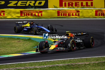 02/11/2024 - 11 PEREZ Sergio (mex), Red Bull Racing RB20, 23 ALBON Alexander (tha), Williams Racing FW45, action during the Formula 1 Grande Premio de Sao Paulo 2024, 21th round of the 2024 Formula One World Championship from November 1 to 3, 2024 on the Interlagos Circuit, in Sao Paulo, Brazil - F1 - SAO PAULO GRAND PRIX 2024 - FORMULA 1 - MOTORI