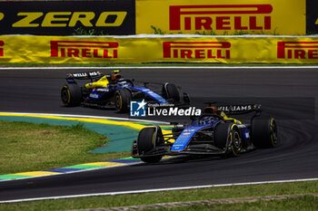 02/11/2024 - 23 ALBON Alexander (tha), Williams Racing FW45, 43 COLAPINTO Franco (arg), Williams Racing FW46, action during the Formula 1 Grande Premio de Sao Paulo 2024, 21th round of the 2024 Formula One World Championship from November 1 to 3, 2024 on the Interlagos Circuit, in Sao Paulo, Brazil - F1 - SAO PAULO GRAND PRIX 2024 - FORMULA 1 - MOTORI