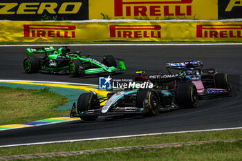 02/11/2024 - 44 HAMILTON Lewis (gbr), Mercedes AMG F1 Team W15, action during the Formula 1 Grande Premio de Sao Paulo 2024, 21th round of the 2024 Formula One World Championship from November 1 to 3, 2024 on the Interlagos Circuit, in Sao Paulo, Brazil - F1 - SAO PAULO GRAND PRIX 2024 - FORMULA 1 - MOTORI